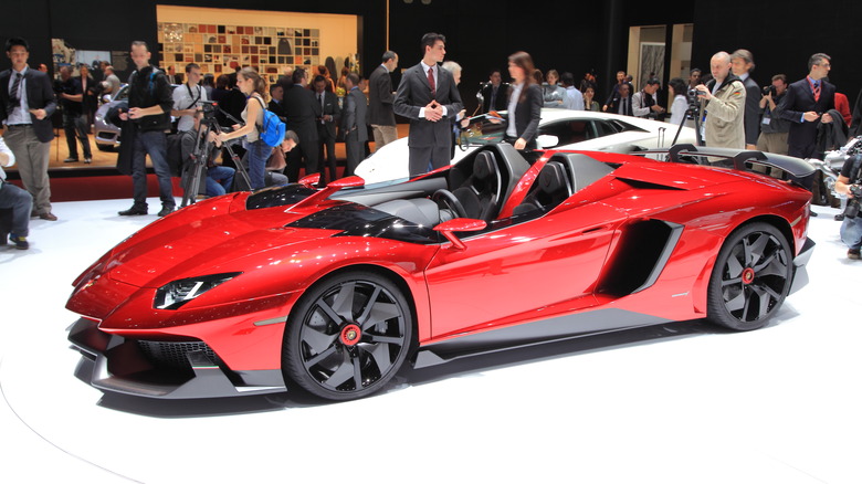 Lamborghini Aventador J at Geneva Motor Show