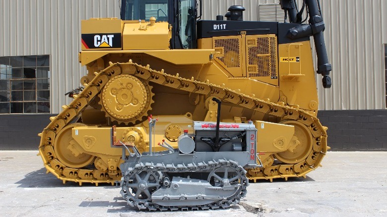 new and antique Caterpillar equipment