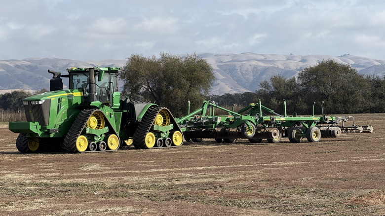 A large autonomous tractor