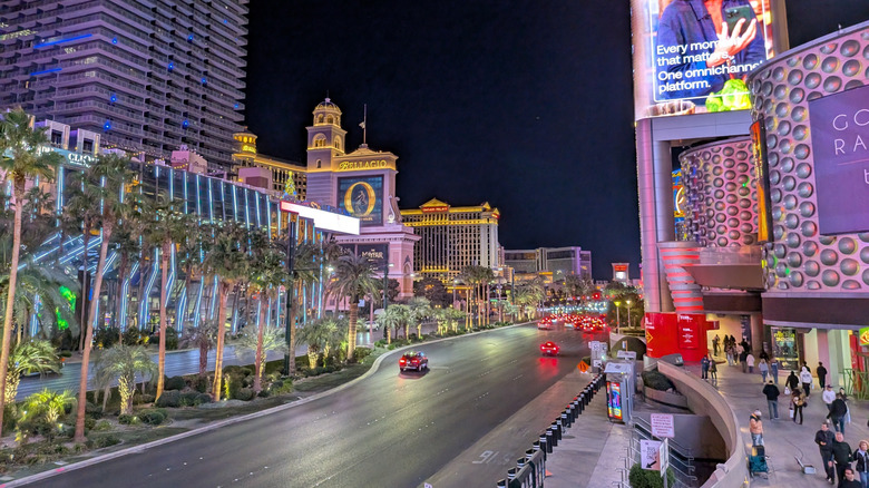 Night photo of the Las Vegas Strip