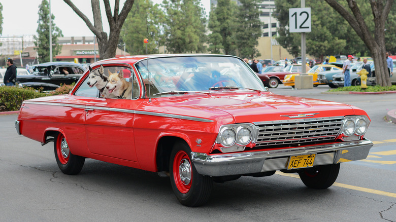 1962 Chevrolet Impala parked car show