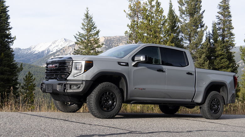 GMC Sierra LD AT4X posing in Montana