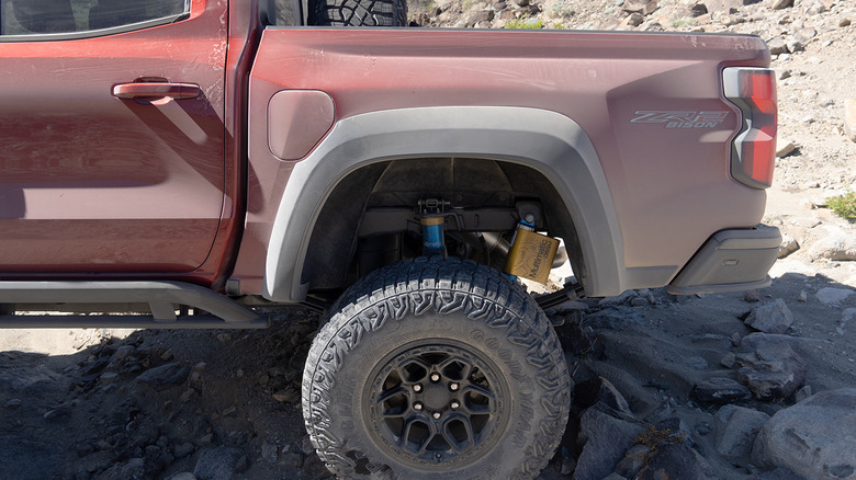 Chevrolet Colorado ZR2 Bison with Multimatic jounce control bumpers