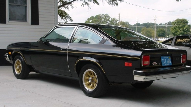 1975 black Chevy Cosworth Vega