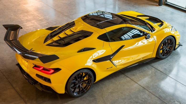 Top passenger view of the 2025 Chevrolet Corvette ZR1