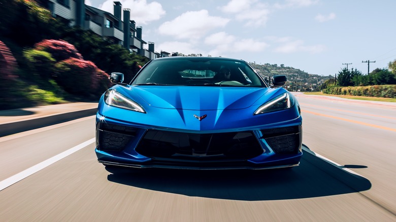 corvette c8 grille hood race