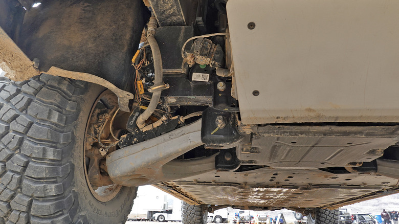 Chevrolet Silverado EV ZR2 rear suspension detail