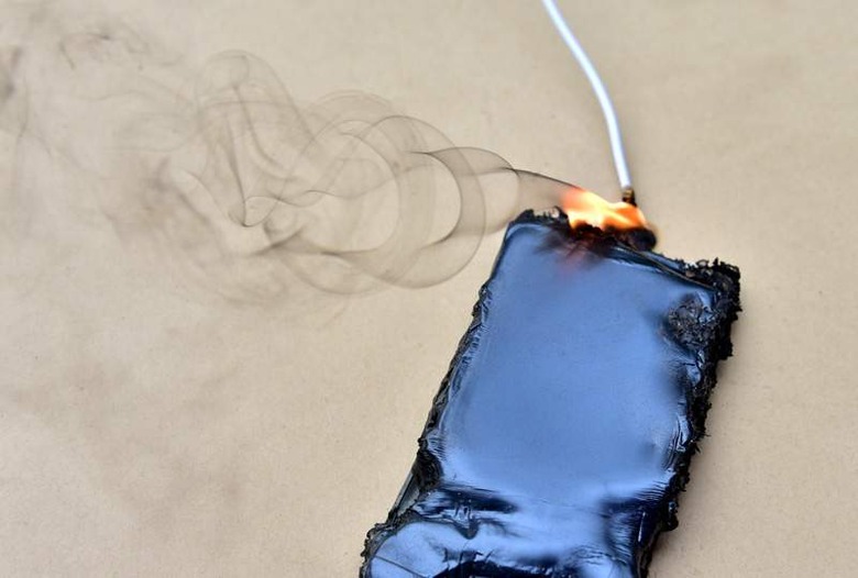 Phone fire