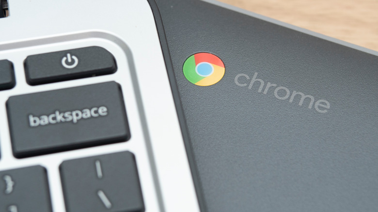 Chromebook logo power button