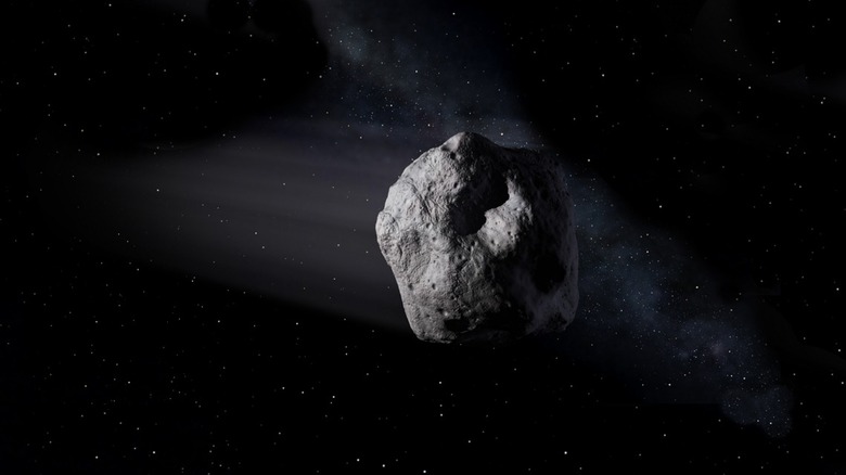 Artist's impression of a near-Earth object