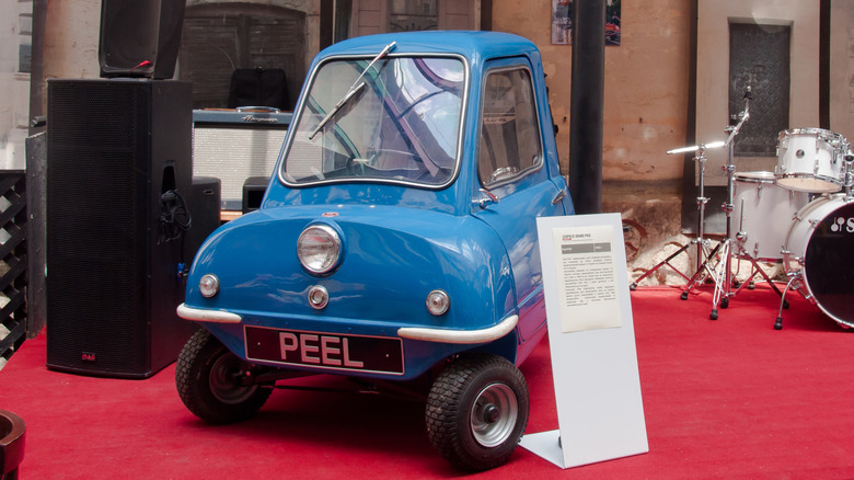 Peel P50 on display