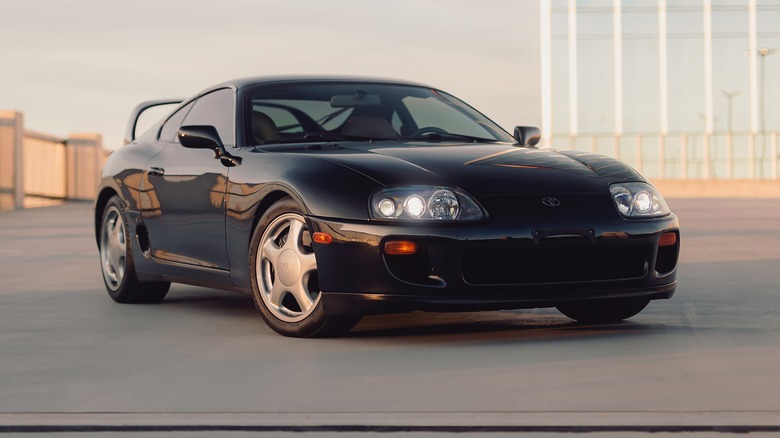 Black Toyota Supra MkIV