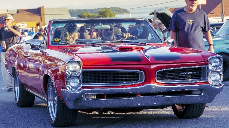 red 1965 Pontiac GTO Convertible