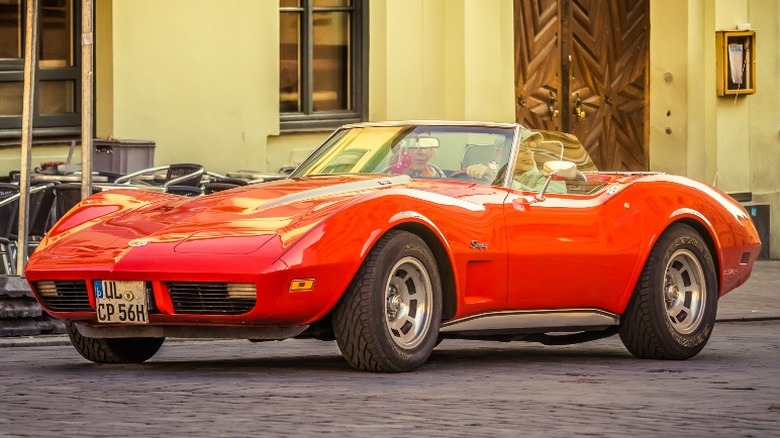 red 1974 Chevrolet Corvette