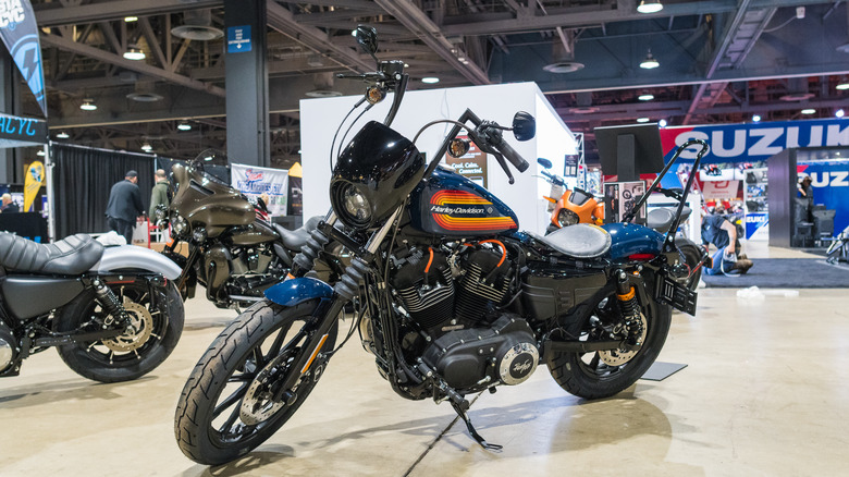 A Harley-Davidson Iron 1200