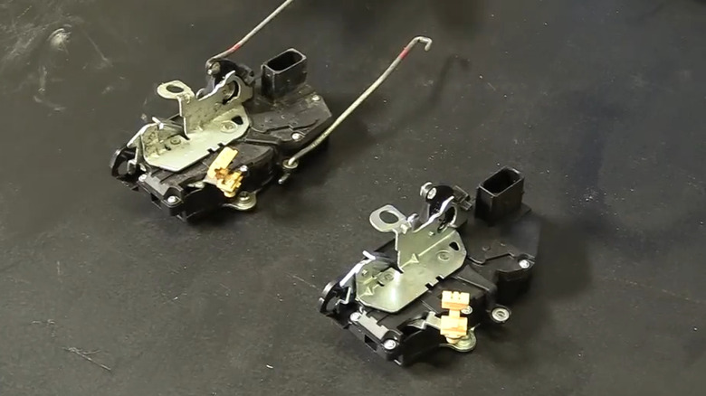 Two power lock actuators