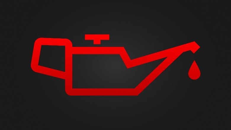 Dashboard oil indicator icon