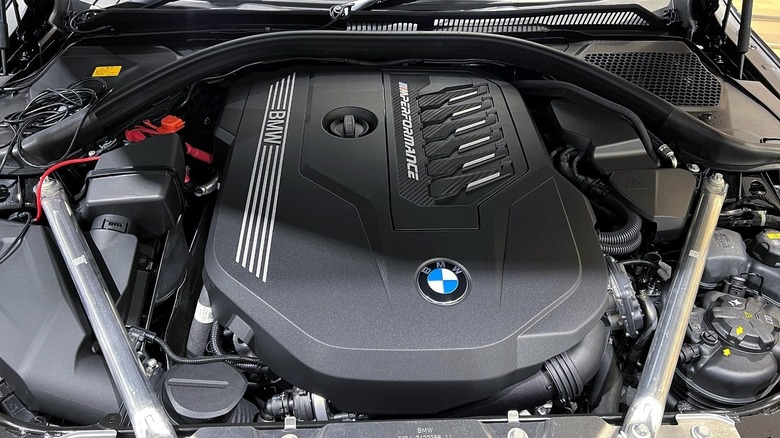 BMW B58 engine in an M440i