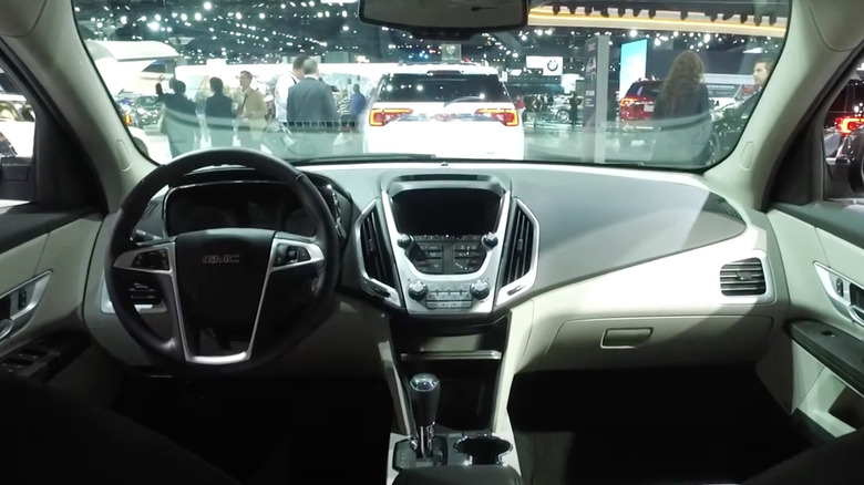 Interior display in a 2017 GMC Terrain