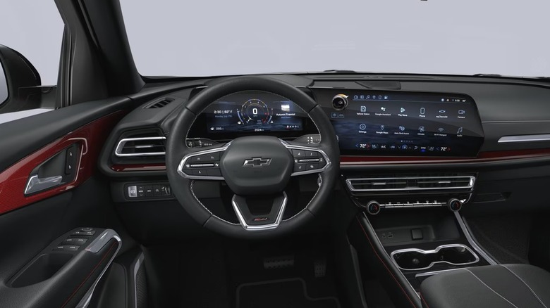 steering wheel of a Chevrolet Traverse