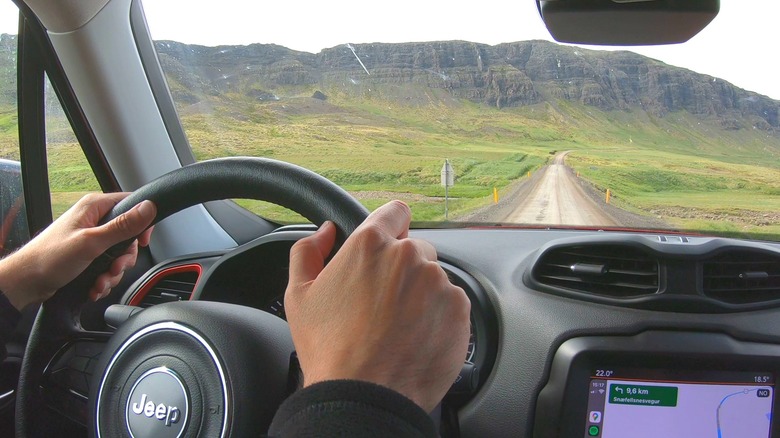 The Jeep Renegade is well-suited for this trip in Iceland, but transmission issues could arise at any moment.