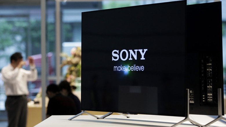 sony logo on bravia