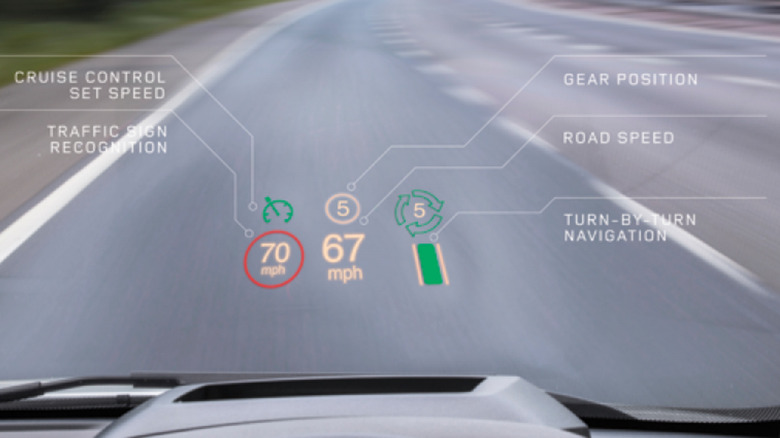 Jaguar Land Rover HUD concept