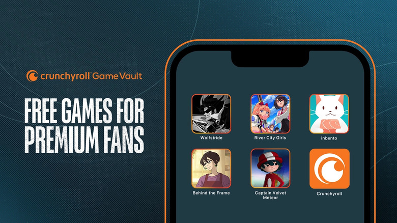 Crunchyroll Game Vault launch titles