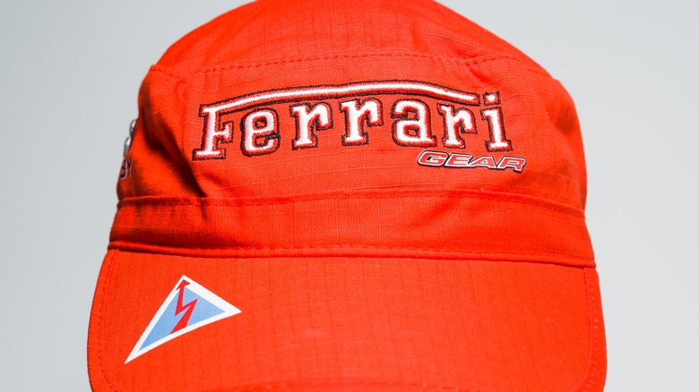 Orange Ferrari hat