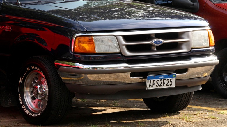 front of a Ford Ranger truck