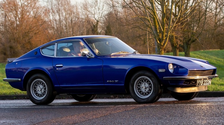 Blue Datsun 260Z