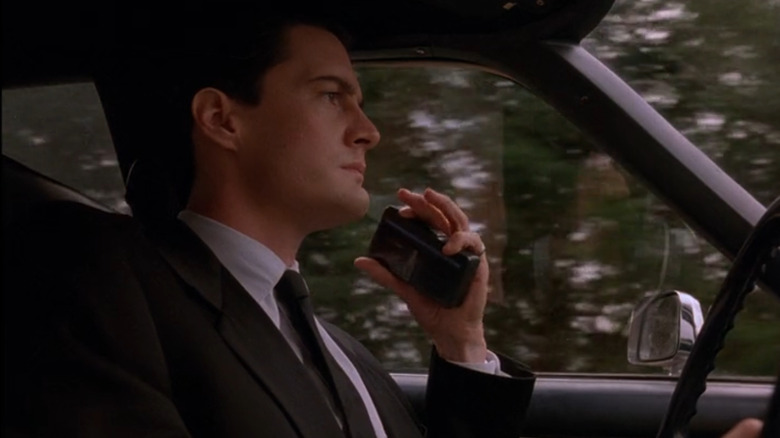 Agent Cooper (Kyle MacLachlan) arrives in Twin Peaks