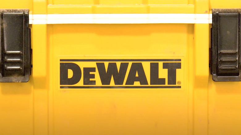 DeWalt cooler with logo on front