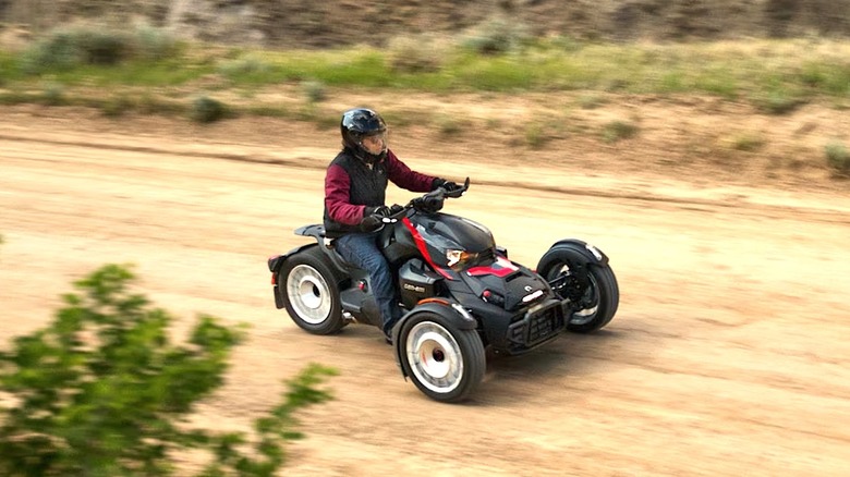 Can-Am Ryker on road