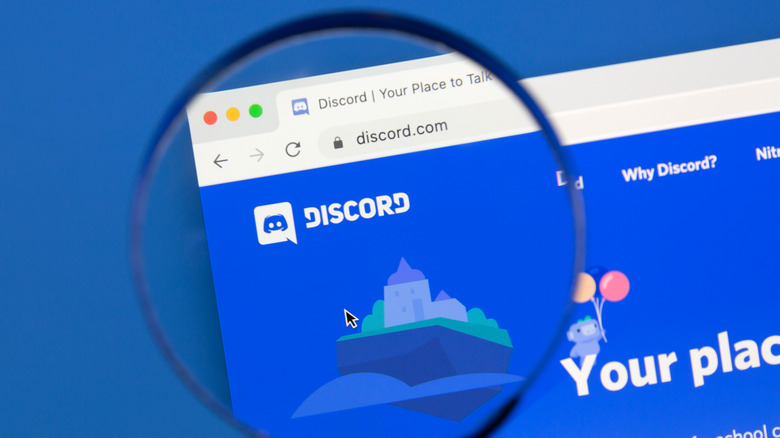 Discord magnifying glass