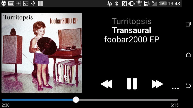 Playing music in foobar2000