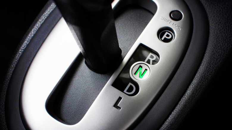 automatic transmission shifter in neutral gear