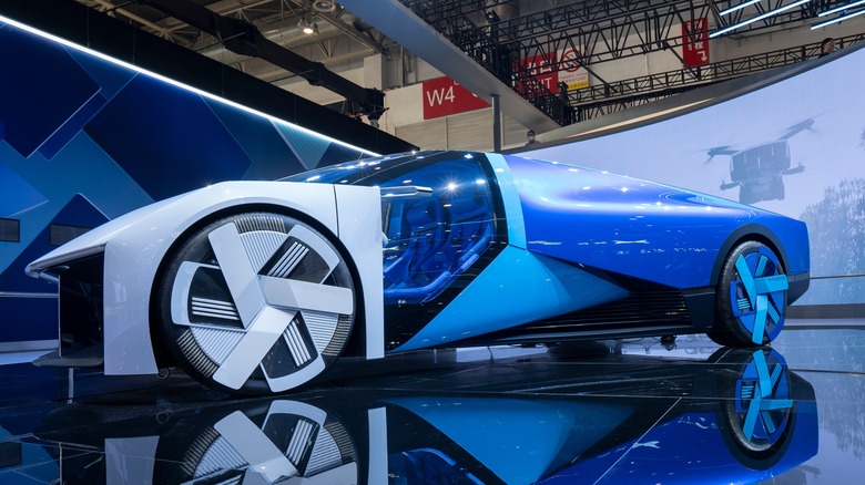 XPENG flying car on display