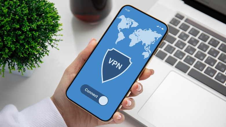 VPN on smartphone 