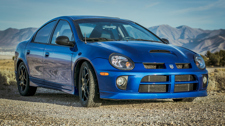 Blue Dodge Neon SRT-4