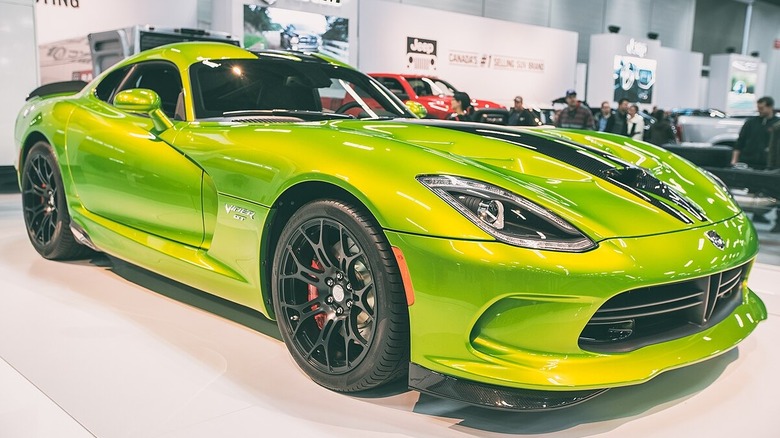 Green 2017 Dodge Viper ACR