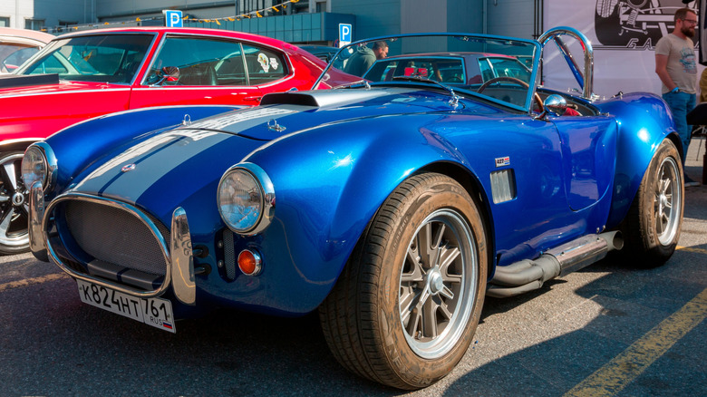 black 1962 Shelby Cobra