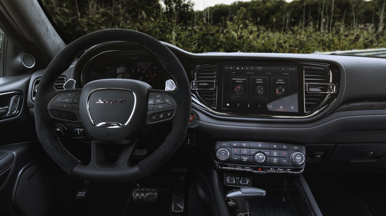 Dodge Durango Hellcat Hammerhead interior and controls