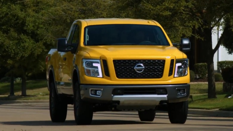 Yellow 2018 Nissan Titan XD