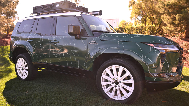 Lexus GX 550 Malbon edition parked in grass