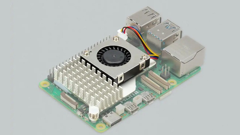 Raspberry Pi 5 with official active cooler