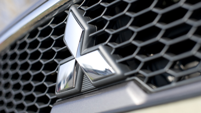 Mitsubishi front badge