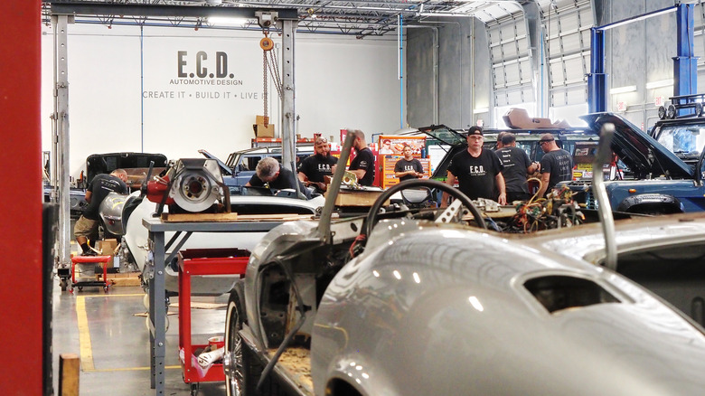 E.C.D. production line