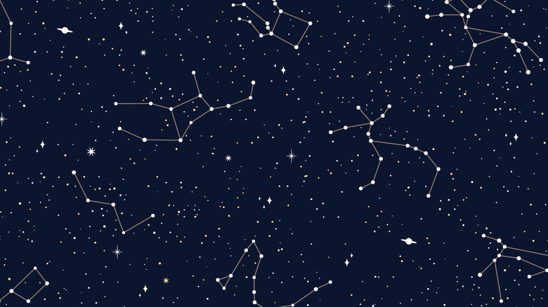 Star constellation outlines