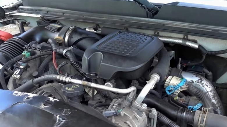 Duramax LMM engine in engine bay